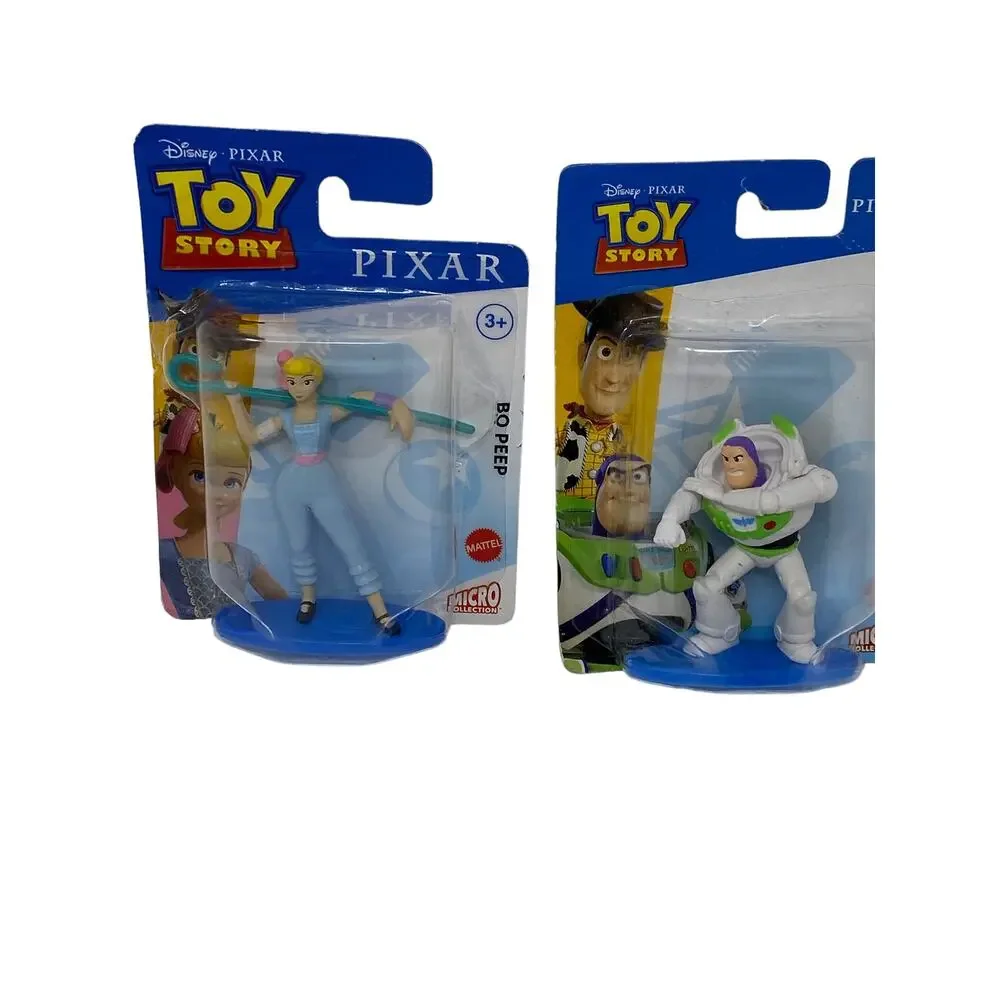 Disney Pixar Toy Story Buzz Lightyear Bo Peep Lot Of 2 Figurines Cake Toppers